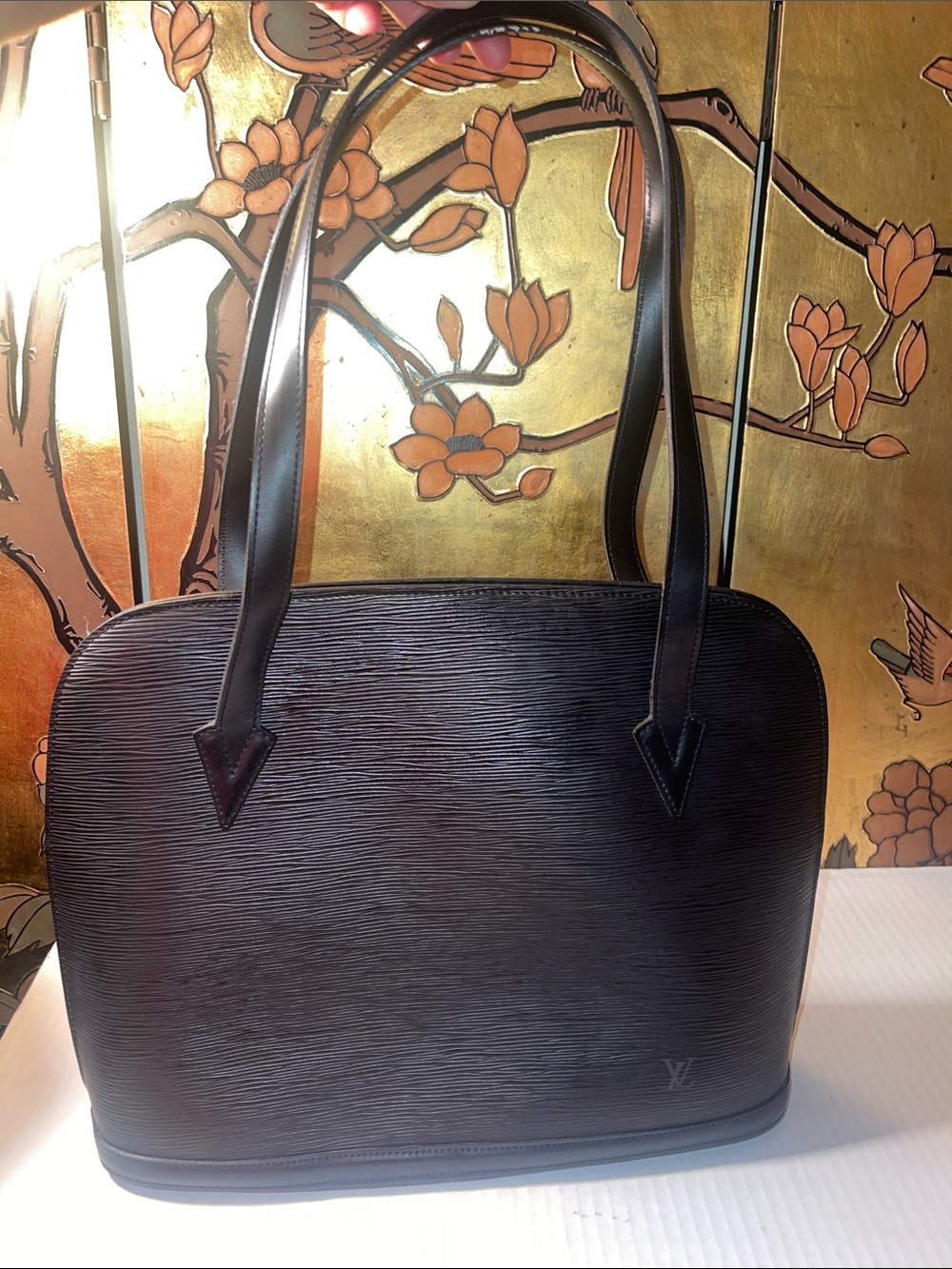 SELLING “AS IS” Louis Vuitton Black Epi Leather Shoulder Bag